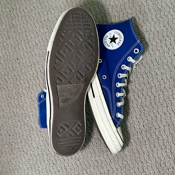 SOLD Converse Blue Chuck 70 High Top Sneakers - Picture 4 of 8